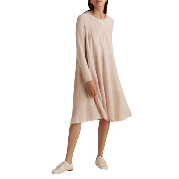 Merlette Addison Lightweight Long Sleeve Sweater Dress Size Small Cream - Picture 7 of 10